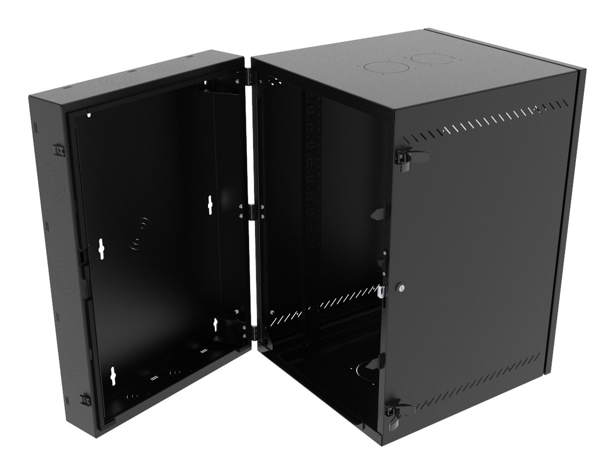 Vertiv VR Rack GL36WMCMP-B-SH-00-00 rack cabinet 19U Wall mounted rack Black – image 4