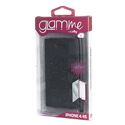 Celly GLAGEIP402 mobile phone case Folio Black – image 3