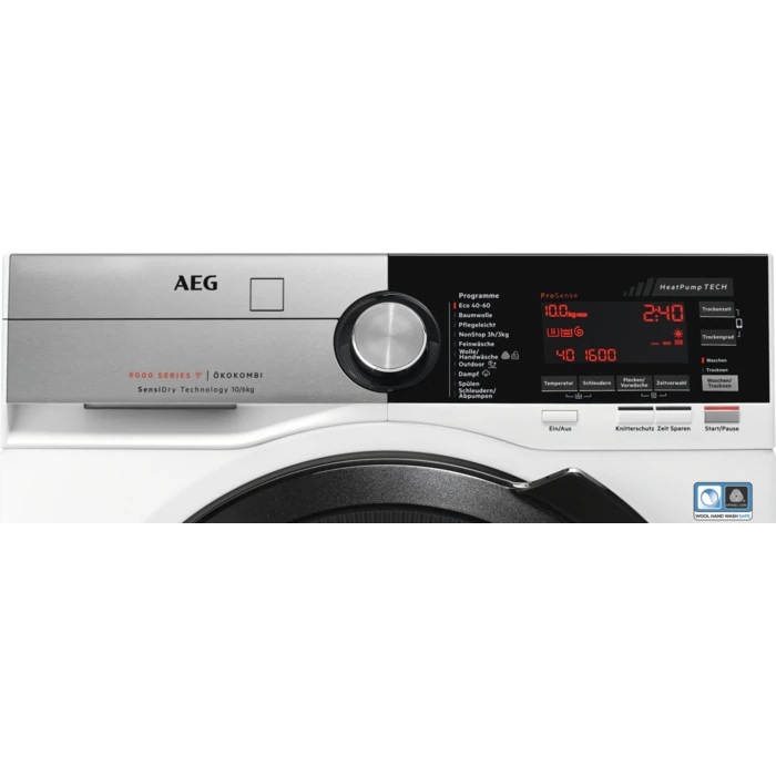 AEG L9WS87609 washer dryer Built-in Front-load Stainless steel – image 2