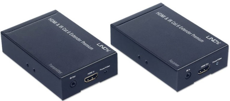 Lindy 38009 AV extender AV transmitter & receiver Black – image 1