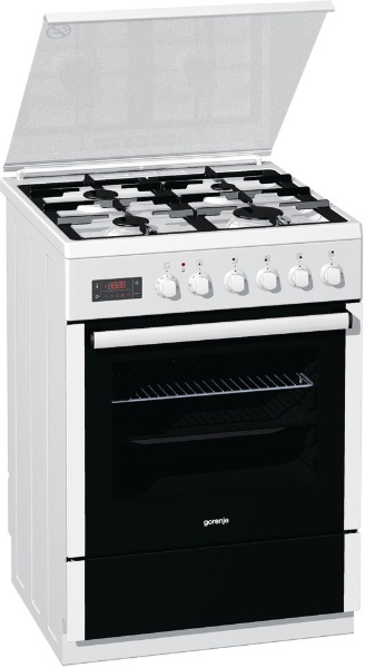 Gorenje K67337AW cooker Freestanding cooker Electric Gas White