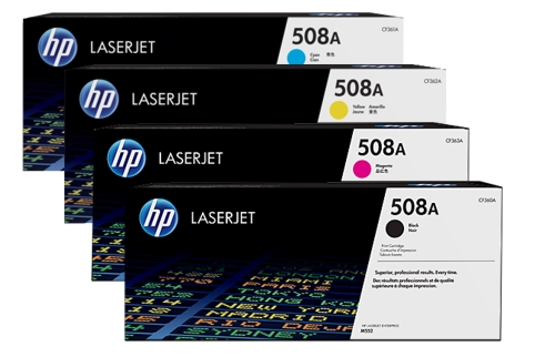 HP 508A BCMY Original LaserJet Toner Cartridges