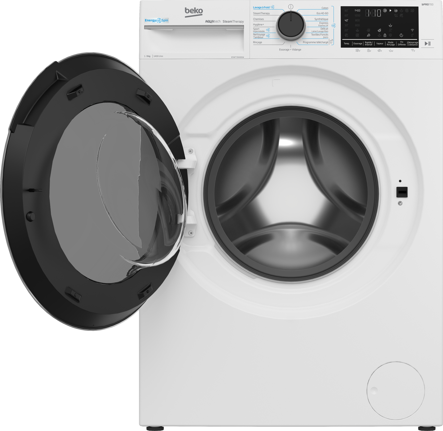 Beko bPRO 700 B7WFT394081W washing machine Front-load – image 6
