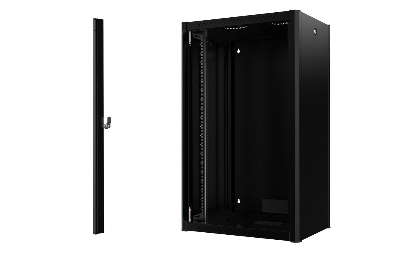 Lanview RWP20U45BL rack cabinet 20U Wall mounted rack Black – image 2
