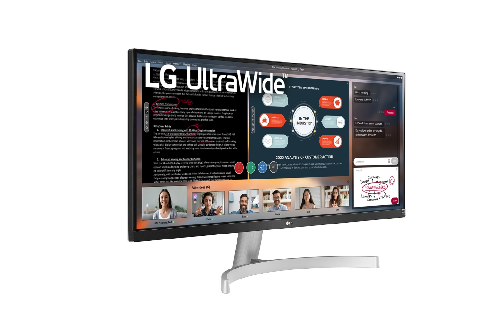 LG 29WN600-W computer monitor – image 4