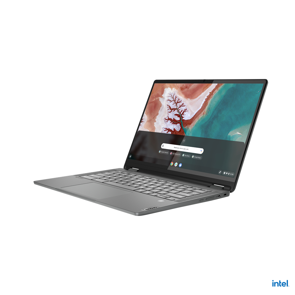 Lenovo Flex5 Chrome 14IAU Intel® Core™ i5 i5-1235U Chromebook 35.6 cm (14") Touchscreen WUXGA 8 GB LPDDR4x-SDRAM 256 GB SSD Wi-Fi 6E (802.11ax) ChromeOS US English Grey