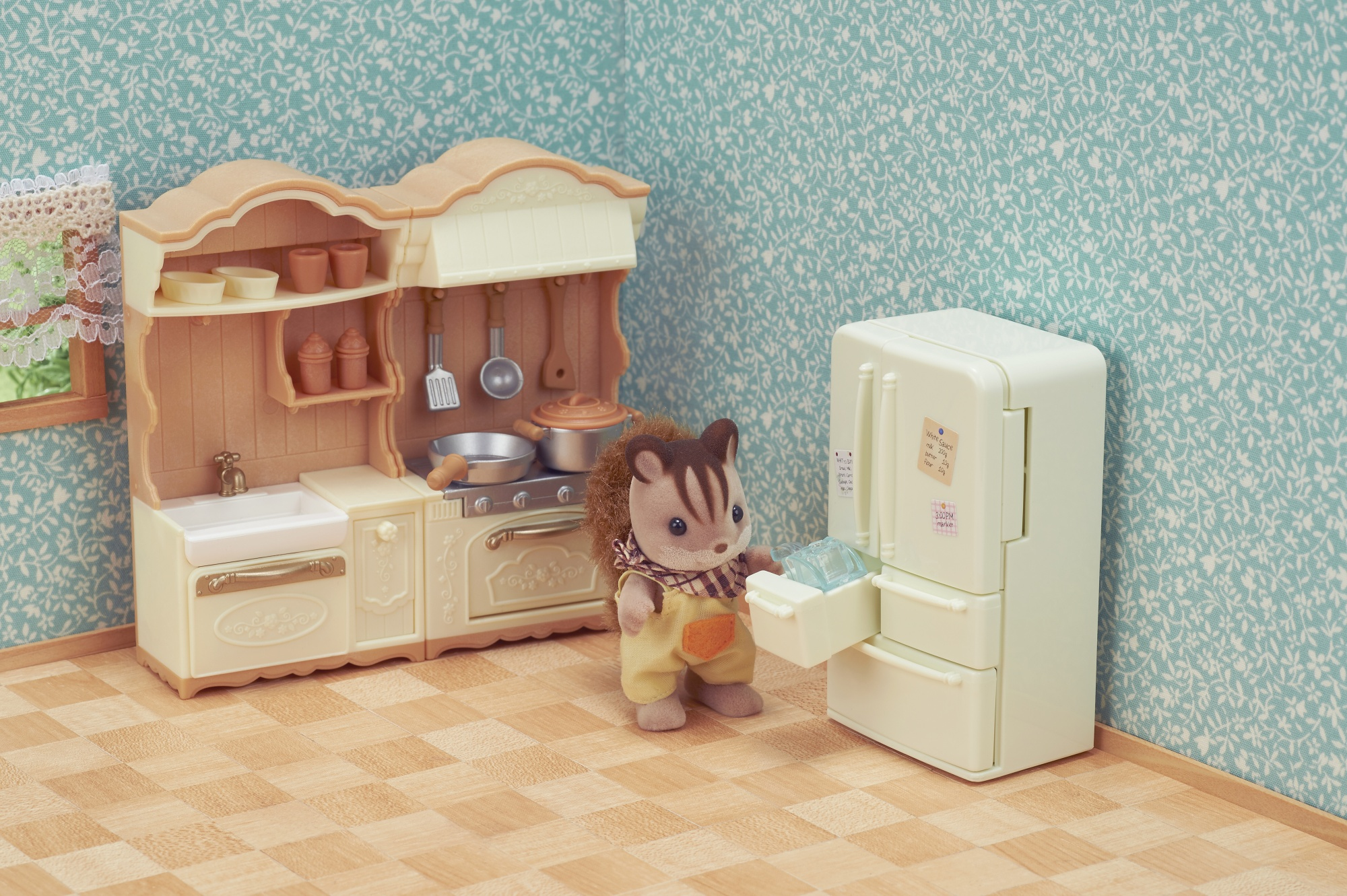 Resim Sylvanian Families Mutfak Oyun Seti Oyuncak Figür