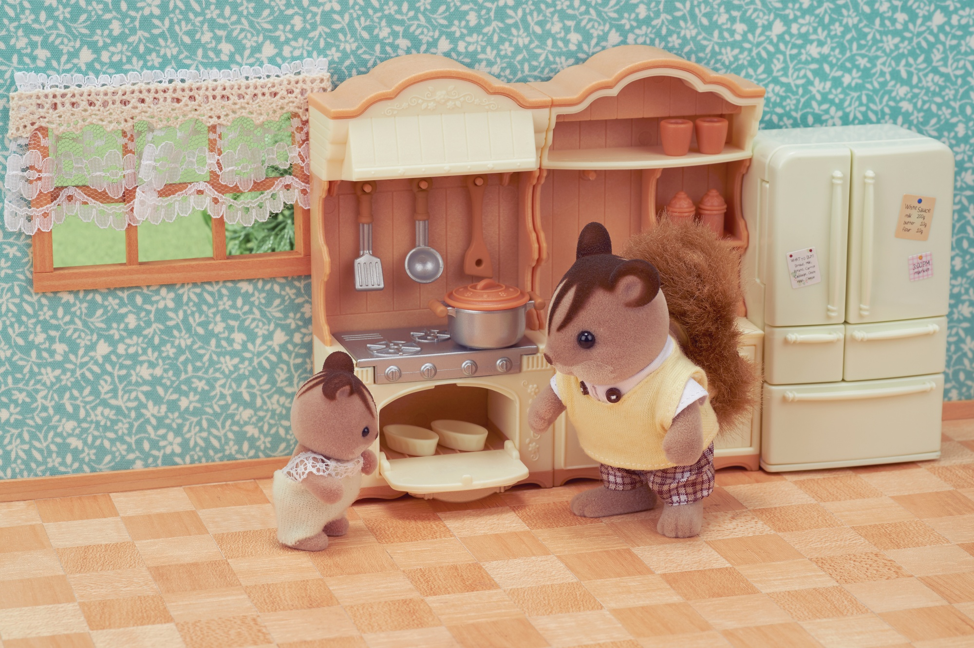 Resim Sylvanian Families Mutfak Oyun Seti Oyuncak Figür