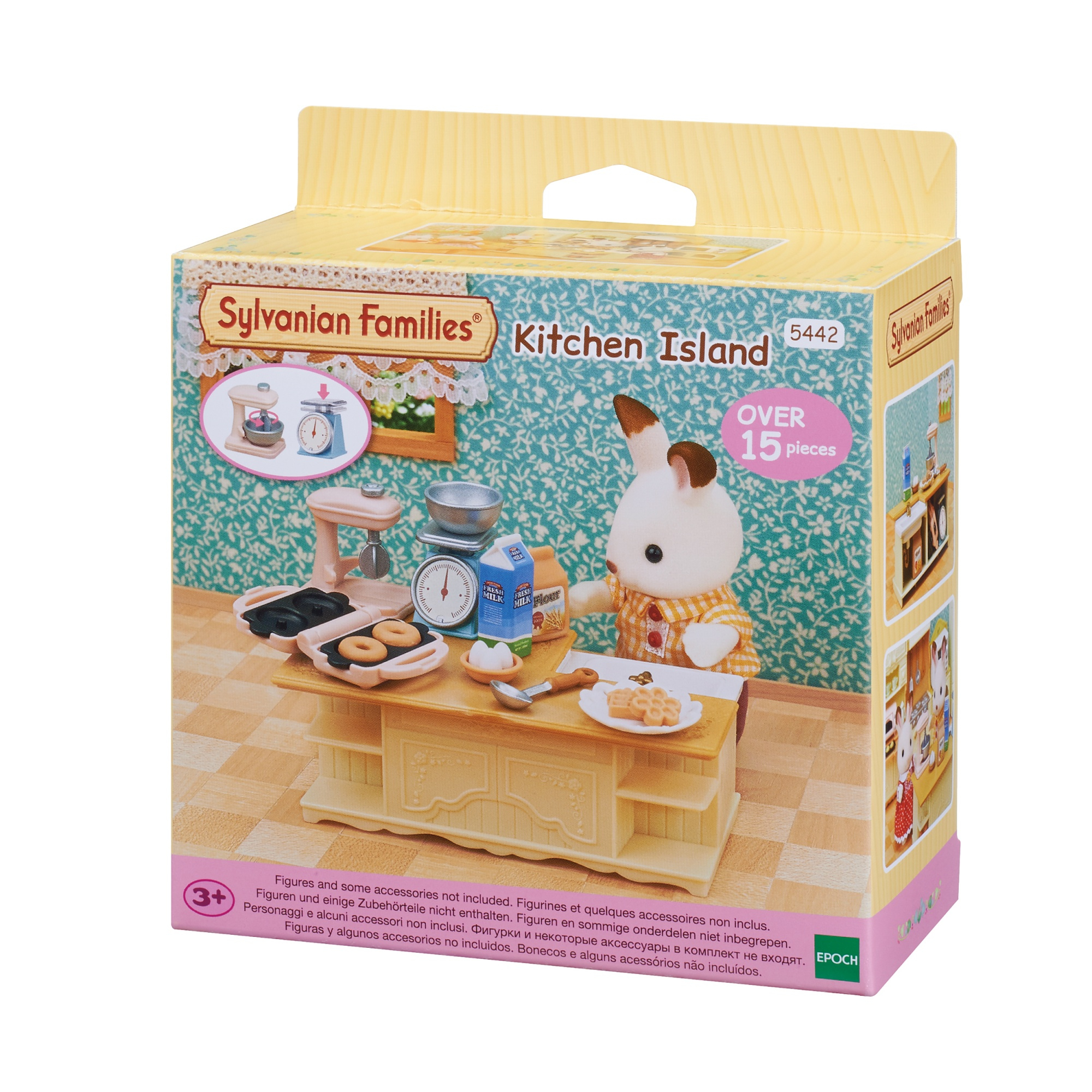 Resim Sylvanian Families Mutfak Adası Oyuncak Figür