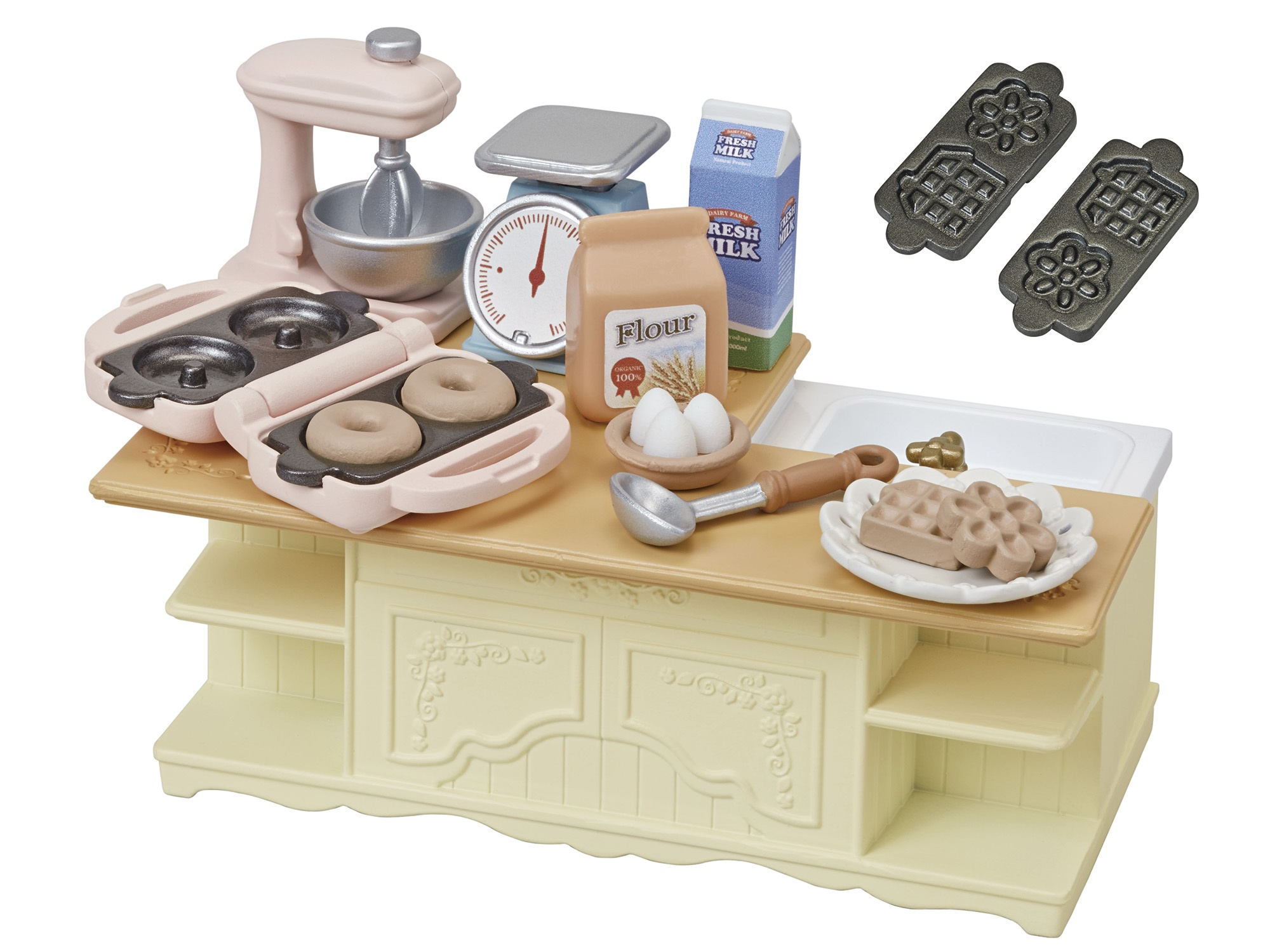 Resim Sylvanian Families Mutfak Adası Oyuncak Figür