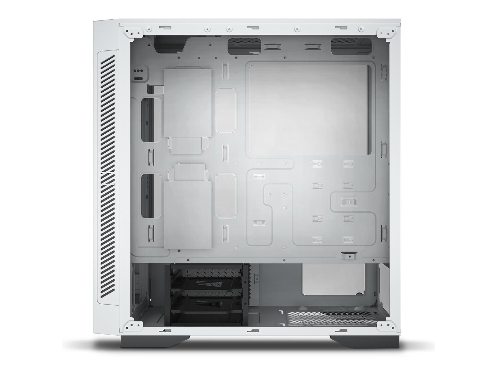Gabinete DeepCool Matrexx 55 V3 - ADD-RGB - 3 Ventiladores - Blanco - Vidrio Templado - ATX - DP-ATX-MATREXX55V3-AR-WH-3F