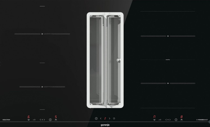 Gorenje 733856 hob Black Built-in Zone induction hob 4 zone(s)