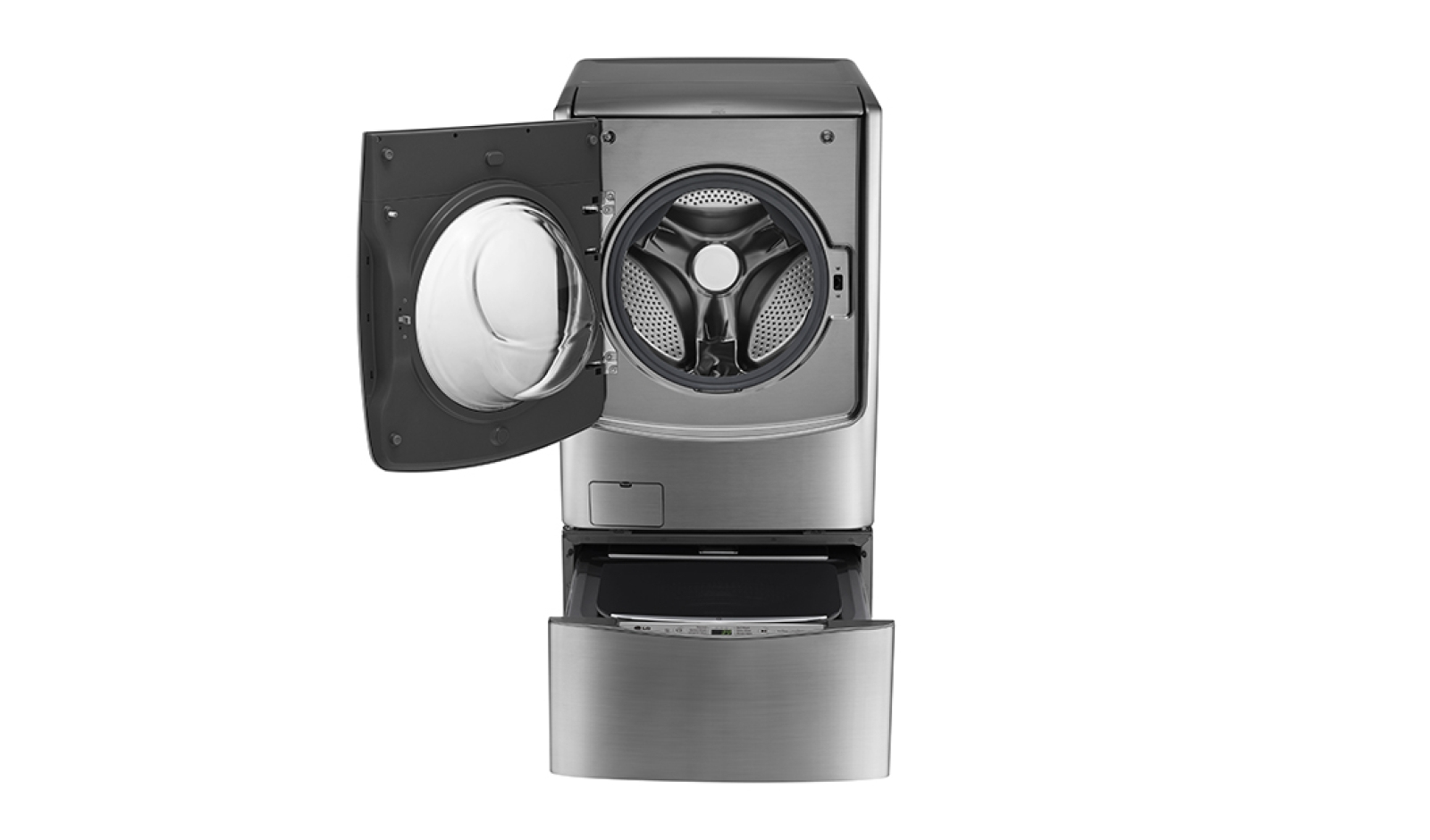 LG FH0C9CDHK7/F70E1UDNK1 washer dryer Freestanding Front-load Stainless steel – image 9