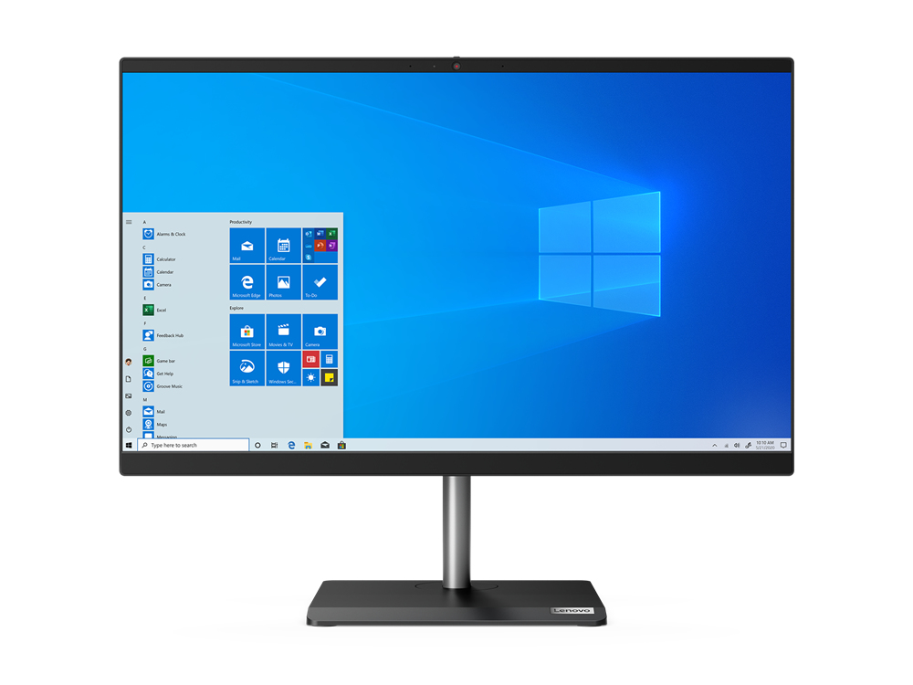 Lenovo V30a Intel® Core™ i5 i5-10210U 60.5 cm (23.8″) 1920 x 1080 pixels All-in-One PC 8 GB DDR4-SDRAM 256 GB SSD Windows 10 Pro Wi-Fi 5 (802.11ac) Black image 2