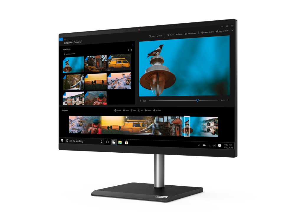 Lenovo V30a Intel® Core™ i5 i5-10210U 60.5 cm (23.8″) 1920 x 1080 pixels All-in-One PC 8 GB DDR4-SDRAM 256 GB SSD Windows 10 Pro Wi-Fi 5 (802.11ac) Black image 6