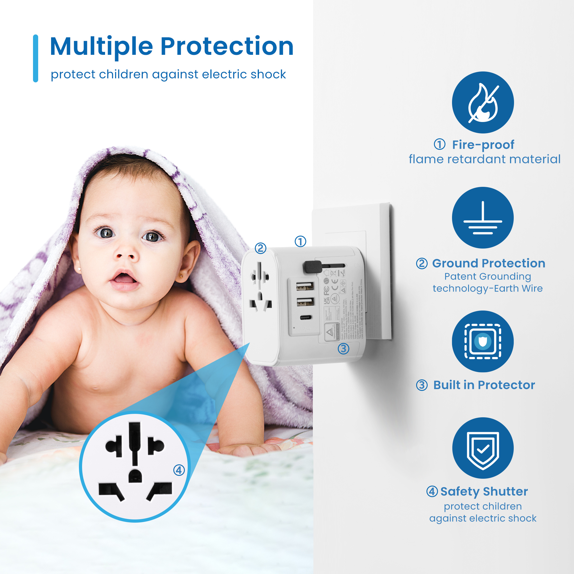 Ewent EW1475 mobile device charger White – image 7