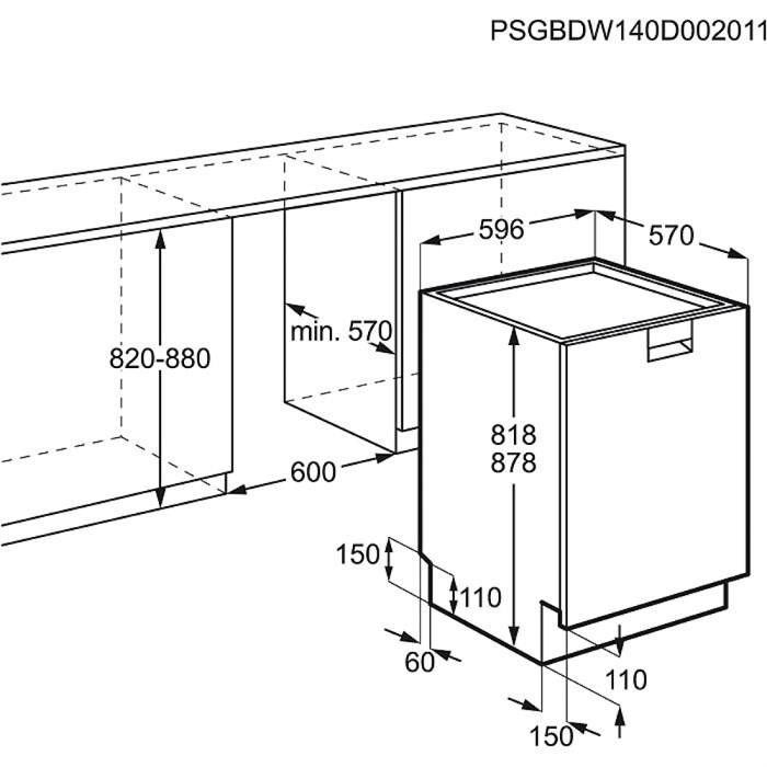 Electrolux RSF7675ROW Undercounter 13 place settings – image 2