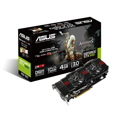 ASUS GTX680-DC2G-4GD5 graphics card NVIDIA GeForce GTX 680 – image 4