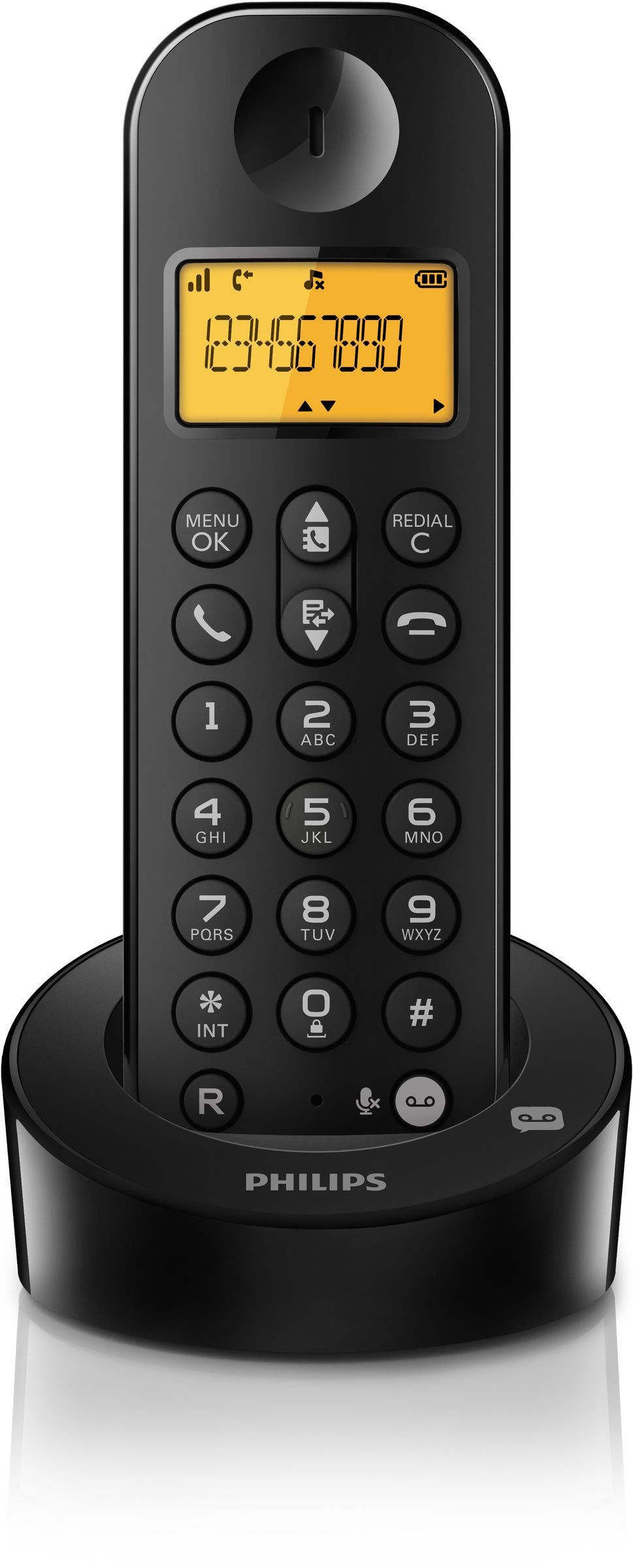 Philips D1251B/FR telephone DECT telephone Caller ID Black – image 2