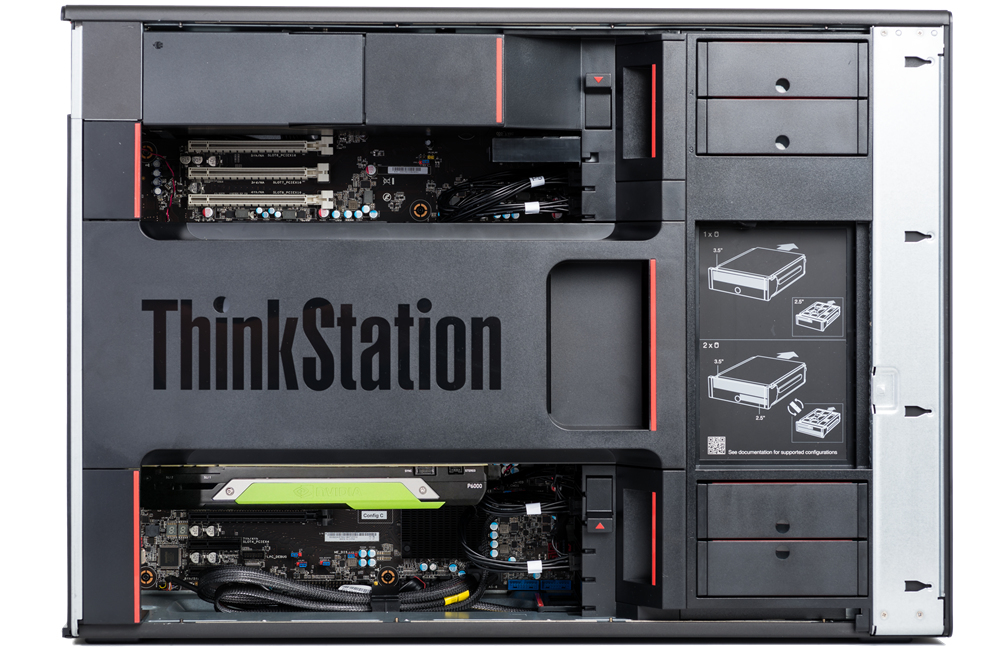 Lenovo ThinkStation P920 Intel Xeon Silver 4210R 64 GB DDR4-SDRAM 1 TB SSD Ubuntu Linux Tower Workstation Black image 4