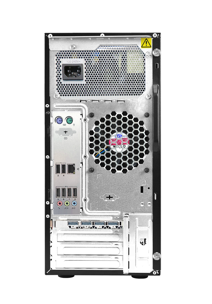 Lenovo ThinkStation P520c Intel Xeon W W-2223 16 GB DDR4-SDRAM 1.51 TB HDD+SSD NVIDIA® Quadro® P1000 Windows 10 Pro for Workstations Tower Workstation Black image 3