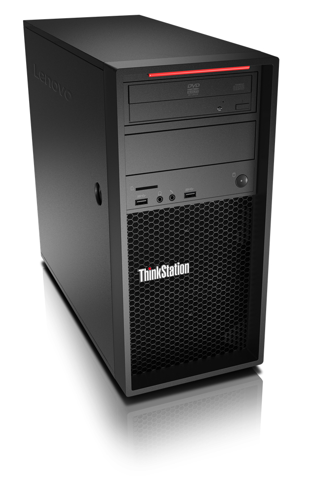 Lenovo ThinkStation P520c Intel Xeon W W-2223 16 GB DDR4-SDRAM 1.51 TB HDD+SSD NVIDIA® Quadro® P1000 Windows 10 Pro for Workstations Tower Workstation Black image 4