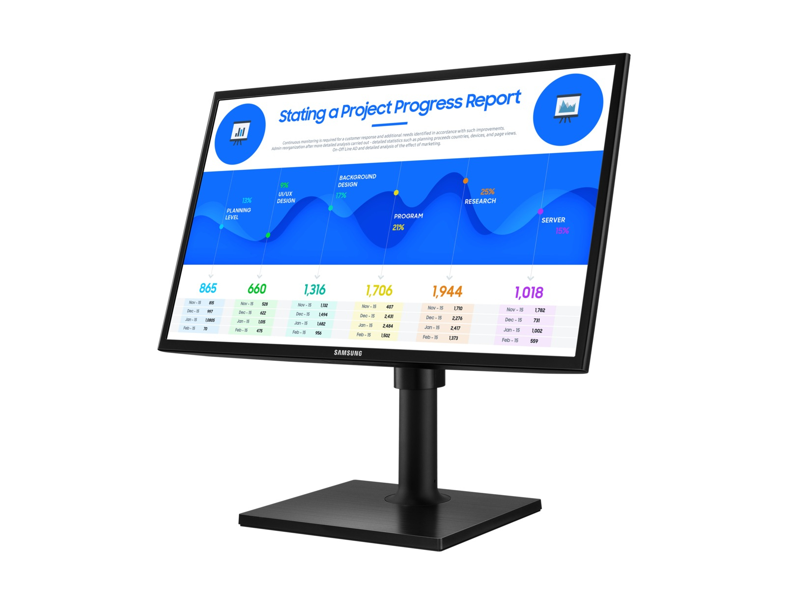 Samsung LF24T400FHNXGO computer monitor 59.7 cm (23.5″) 1920 x 1080 pixels Full HD LED Black image 20