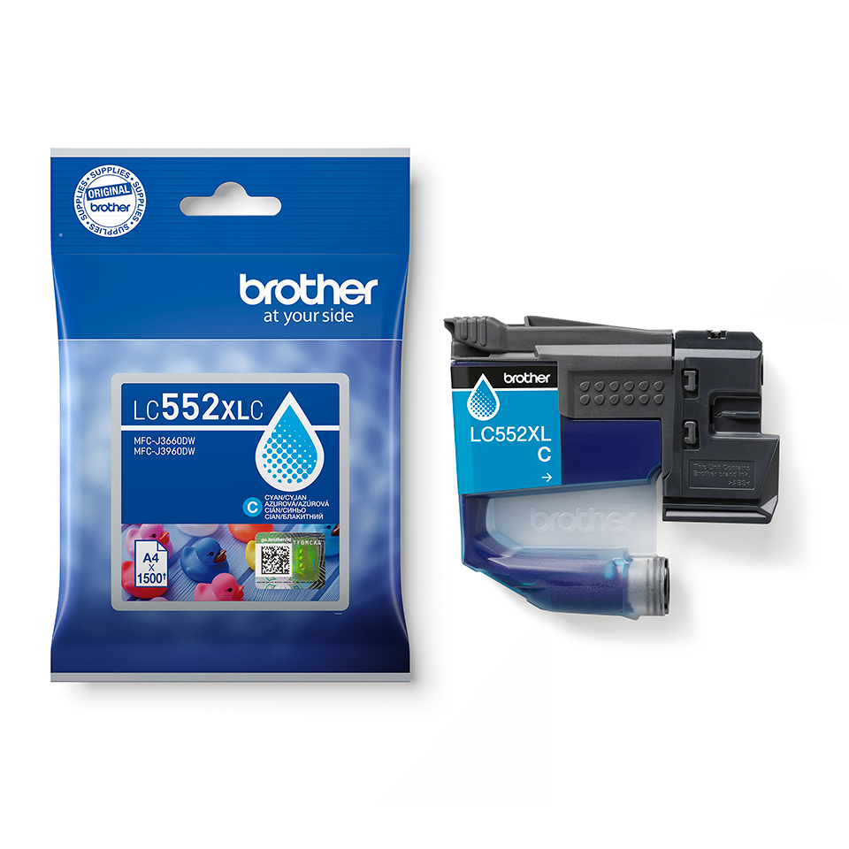 Brother LC552XLC ink cartridge 1 pc(s) Original Cyan – image 2
