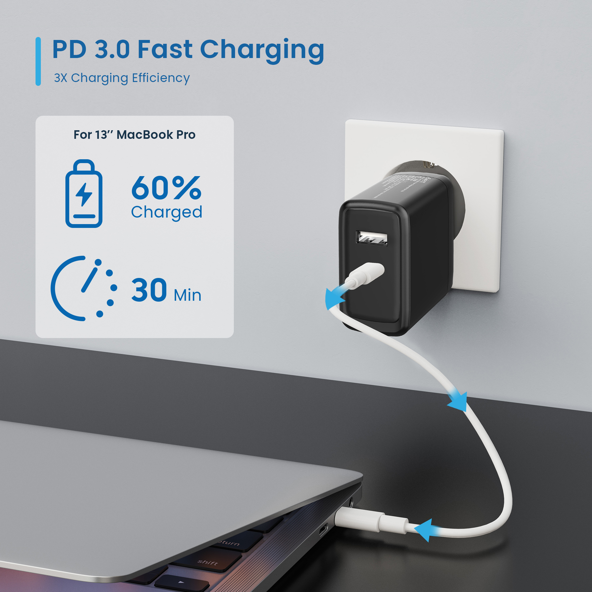 Ewent EW1330 mobile device charger Universal Black AC Fast charging Indoor – image 6