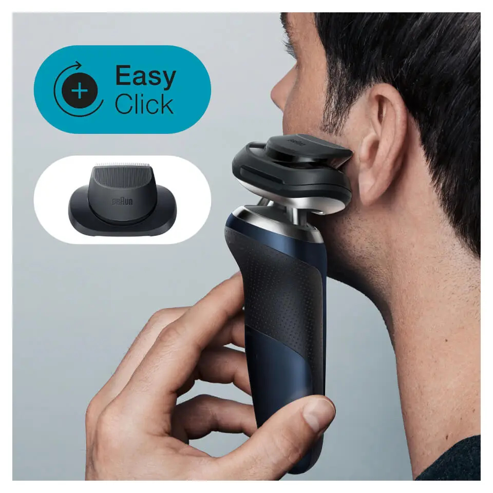 Braun Series 7 71-B1200s Foil shaver Trimmer Blue – image 5