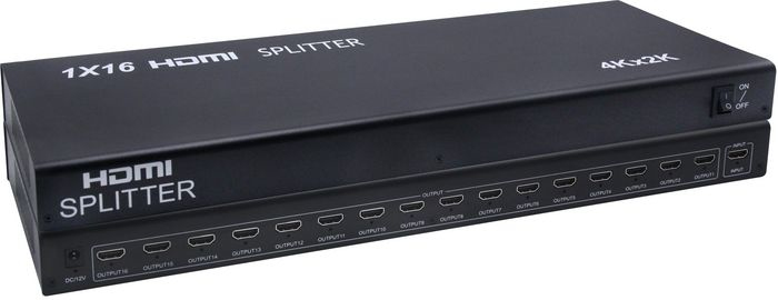 Microconnect MC-HMSP1016K video splitter HDMI 16x HDMI