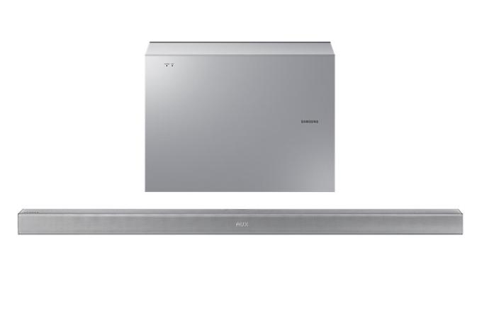 Samsung HW-J551 soundbar speaker Silver 2.1 channels – image 1