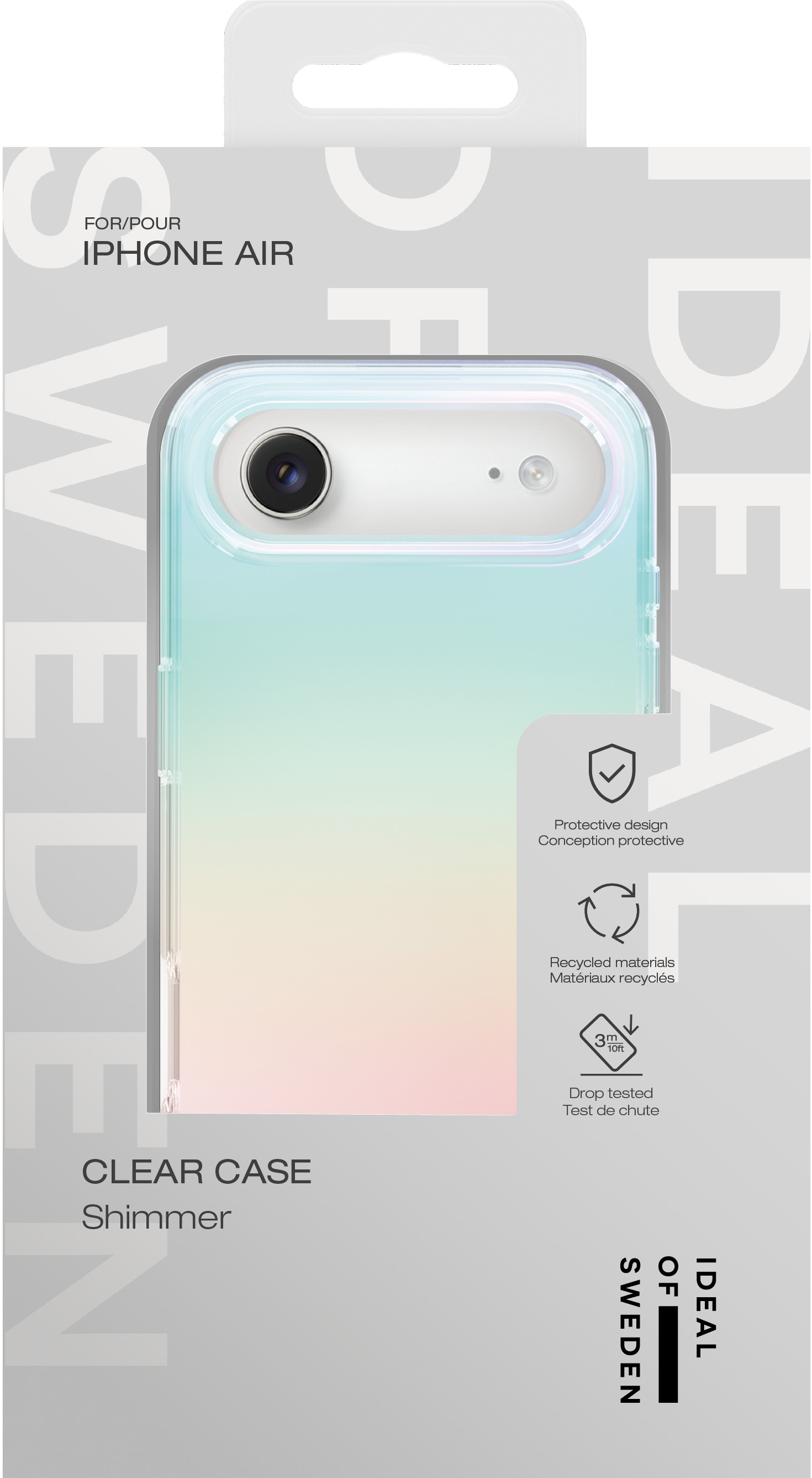 iDeal of Sweden Clear Case iPhone Air Shimmer – image 5
