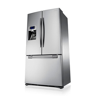 Samsung RFG23UERS side-by-side refrigerator Freestanding – image 7
