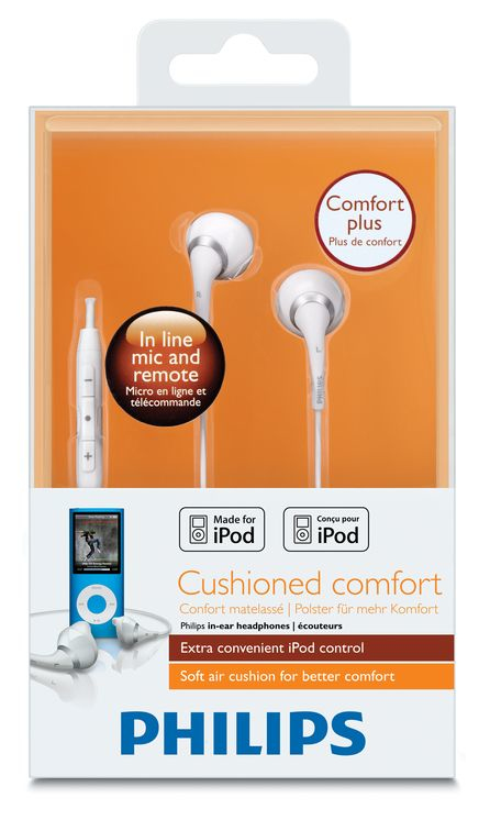 Philips SHE4505/28 headphones/headset Wired In-ear White – image 2