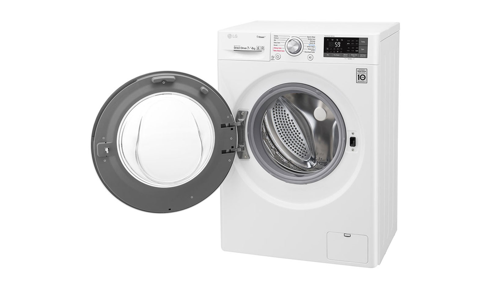 LG F2J7HG2W washer dryer Freestanding Front-load White – image 9