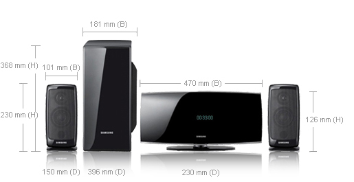 Samsung HT-X622 home cinema system – image 2