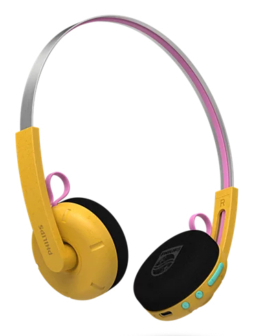 Philips TAMS1YL/00 headphones/headset Wired & Wireless Head-band Calls/Music USB Type-C Bluetooth Yellow – image 9