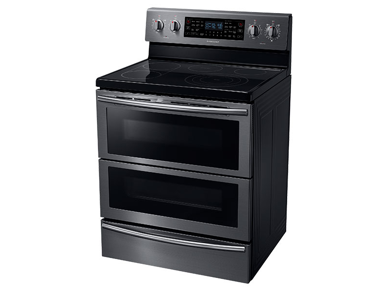 Samsung NE59J7850WG cooker Freestanding cooker Electric Black, Stainless steel – image 3