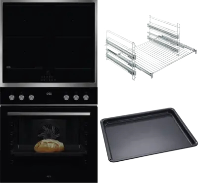 AEG PEE42025 cooking appliance set Zone induction hob Electric – image 1