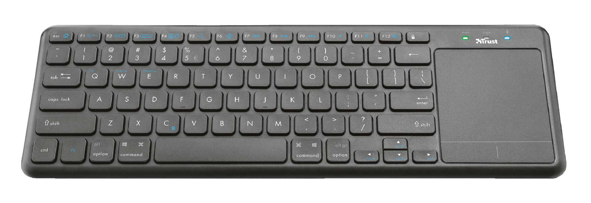 Trust Mida keyboard Universal Bluetooth QWERTY Italian Black – image 3