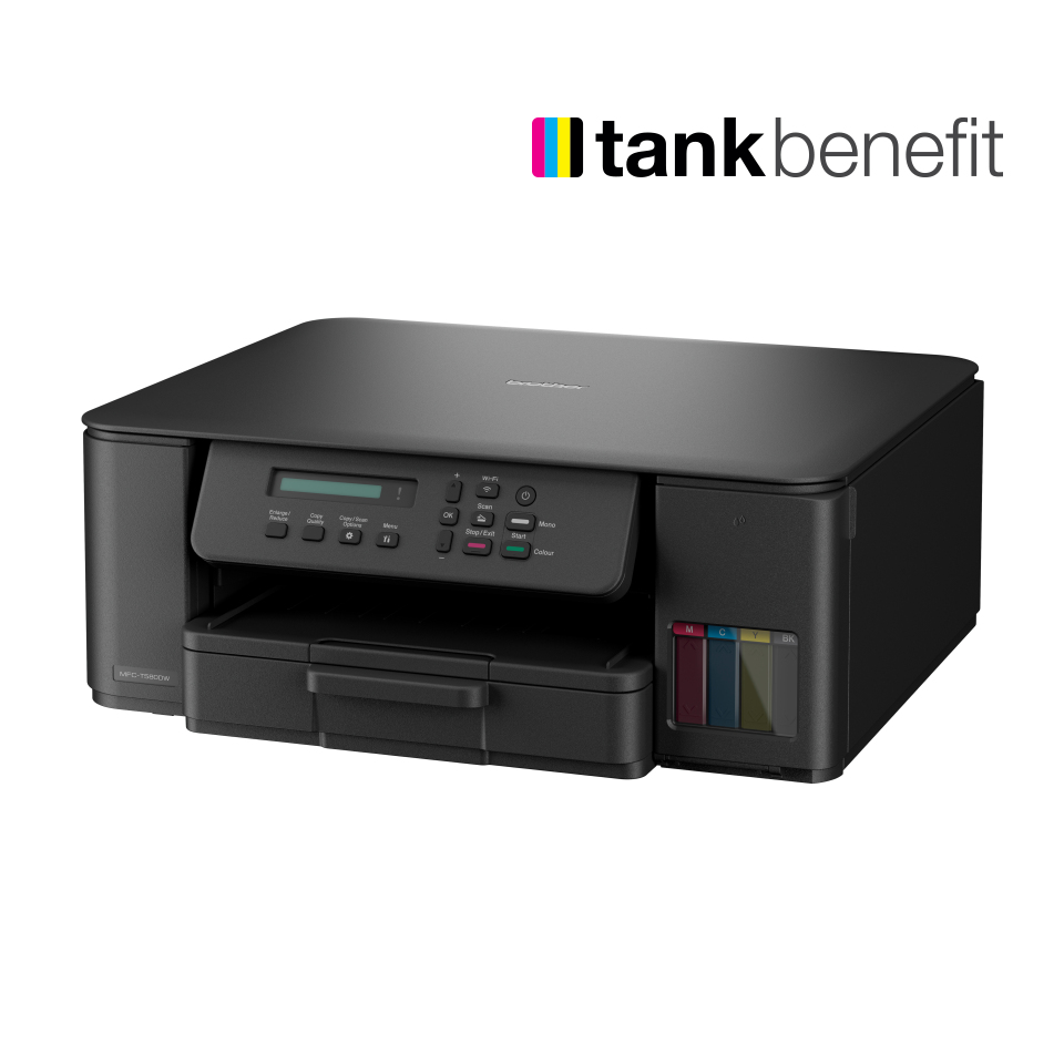 Brother Tankbenefit Compact 3-in-1 Ink Tank Printer DCP-T580DW – image 5
