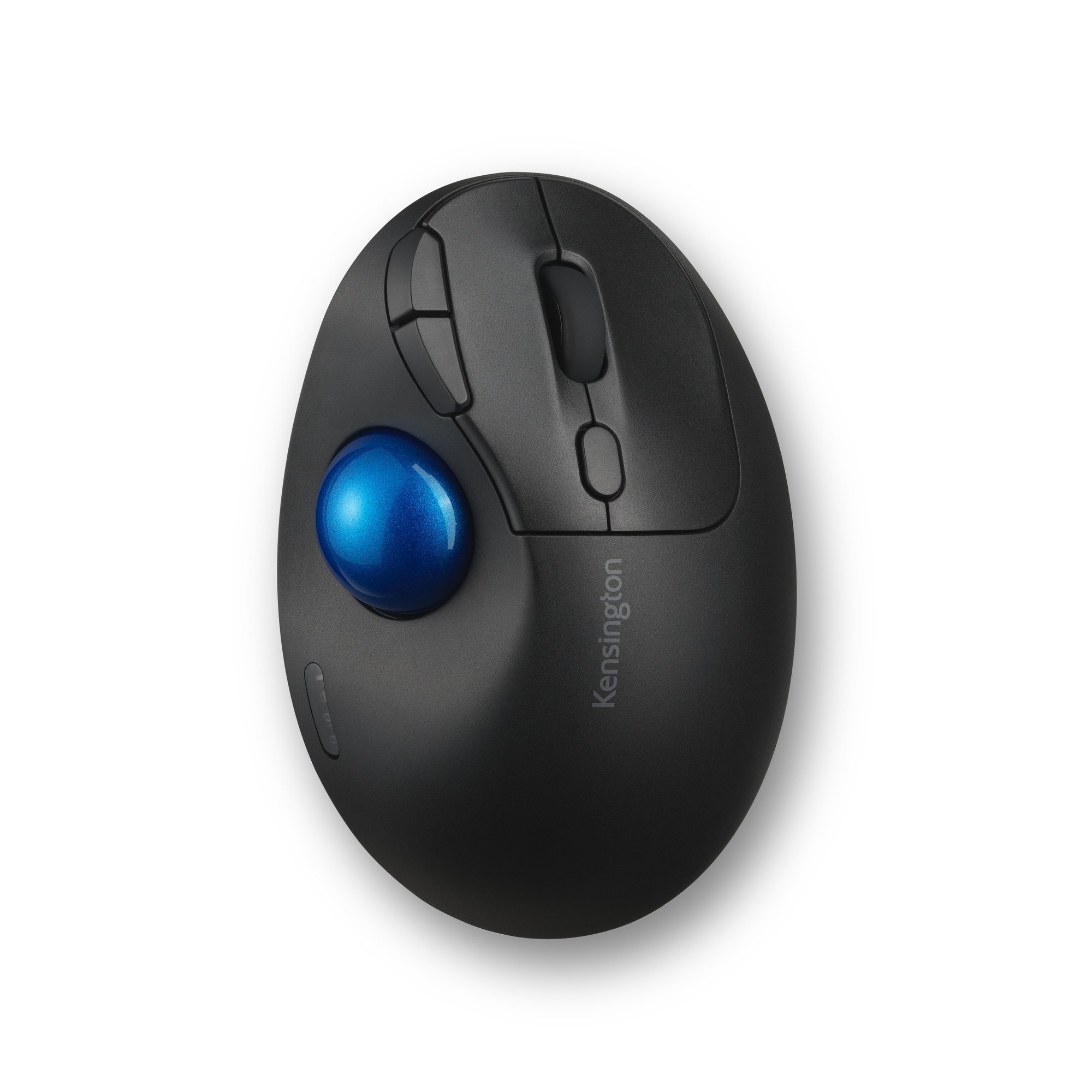 Kensington Pro Fit Ergo TB450 EQ - Trackball - ergonomic - optical - 7 buttons - wireless - 2.4 GHz, Bluetooth - USB wireless receiver