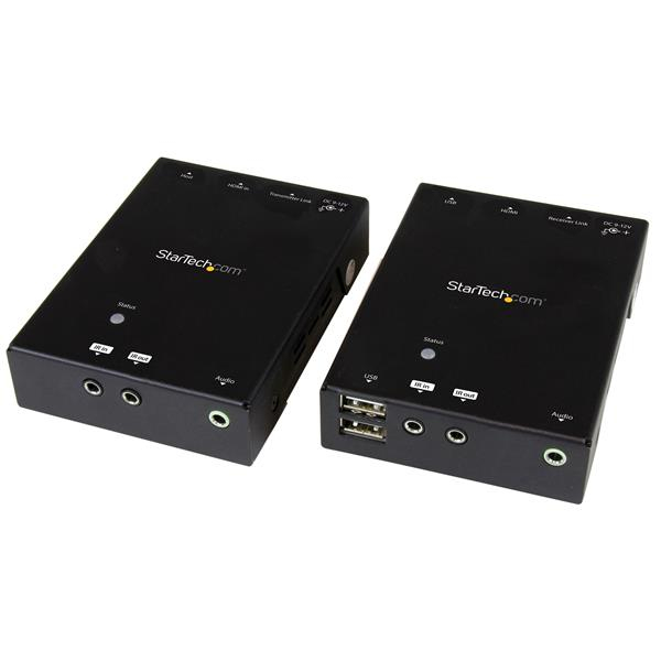 StarTech.com HDMI over CAT5e HDBaseT Extender with USB Hub - 295 ft (90m) - Up to 4K – image 1