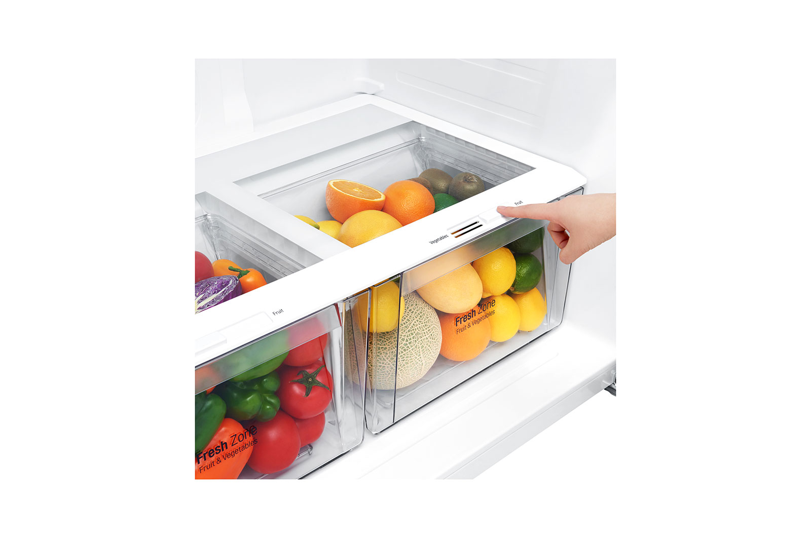 LG GR-C802HLCU fridge-freezer Freestanding Stainless steel – image 6