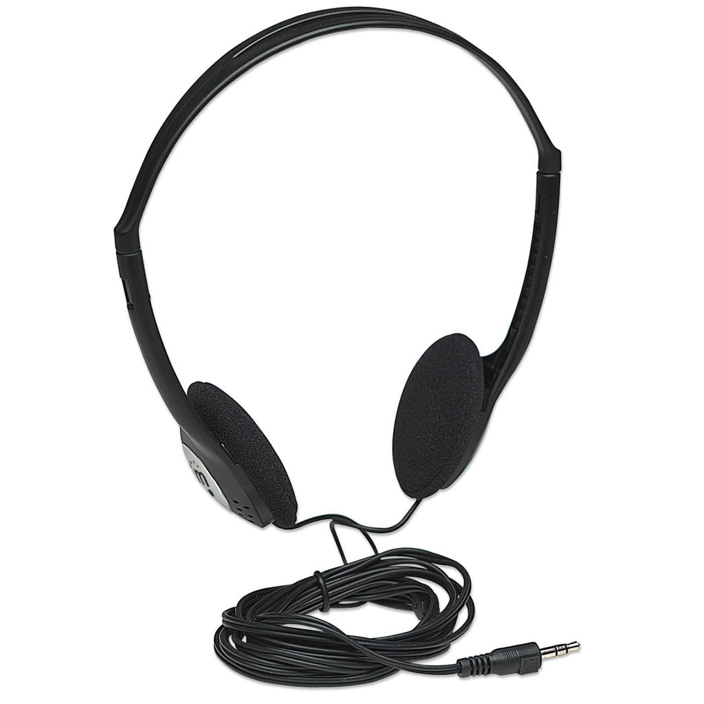 Manhattan Stereo On-Ear Headphones (3.5mm), Adjustable Split Headband, Foam Earpads, Speaker – image 2