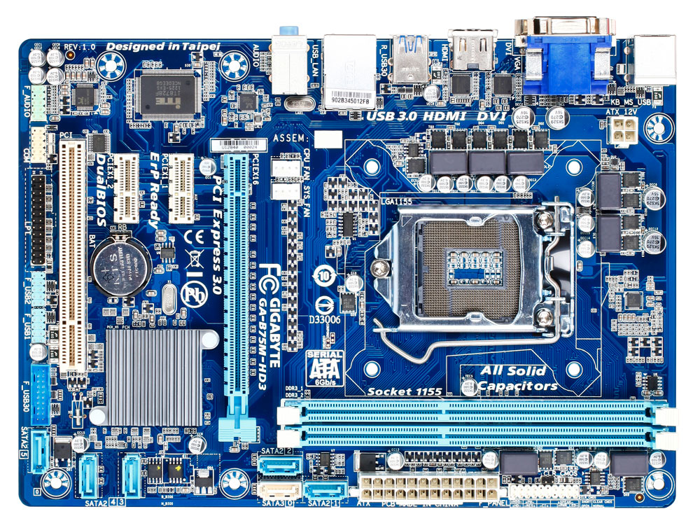 GIGABYTE GA-B75M-HD3 (rev. 1.0) – image 2