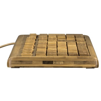 Hama Bamboo keyboard Home USB – image 3