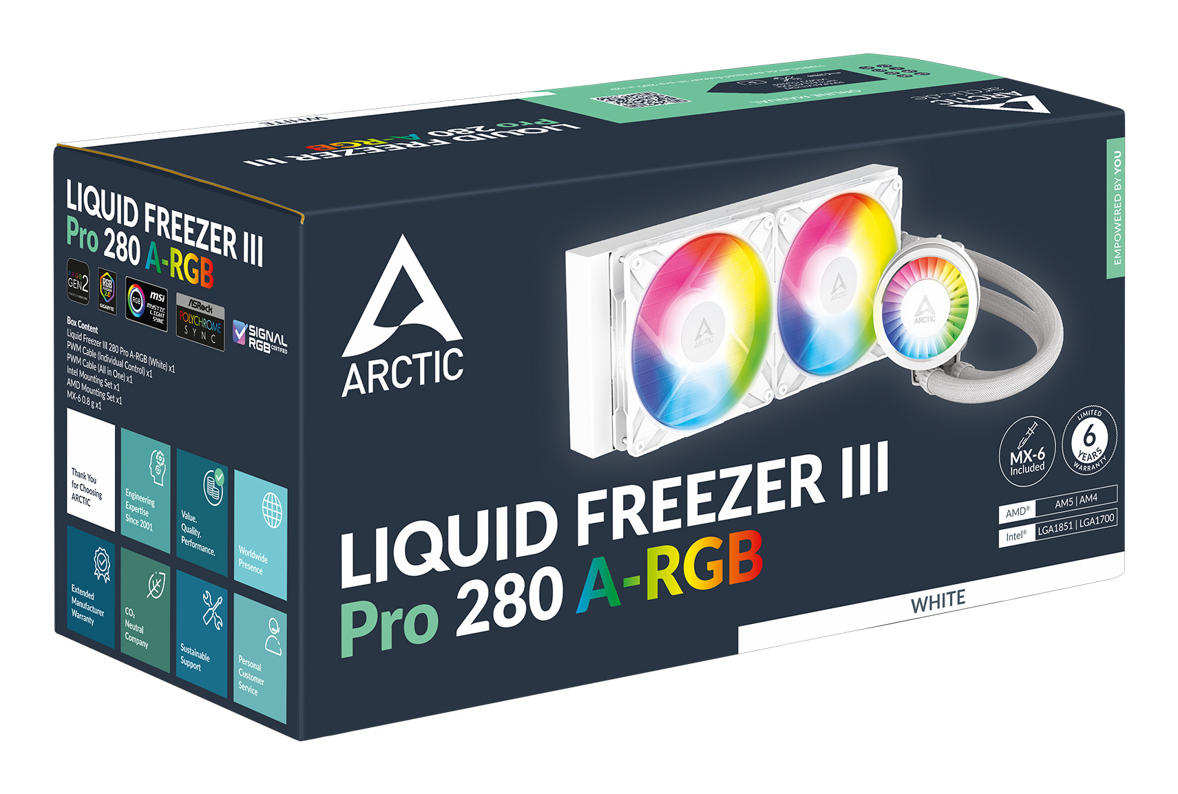 ARCTIC Liquid Freezer III Pro 280 A-RGB (White) – image 6