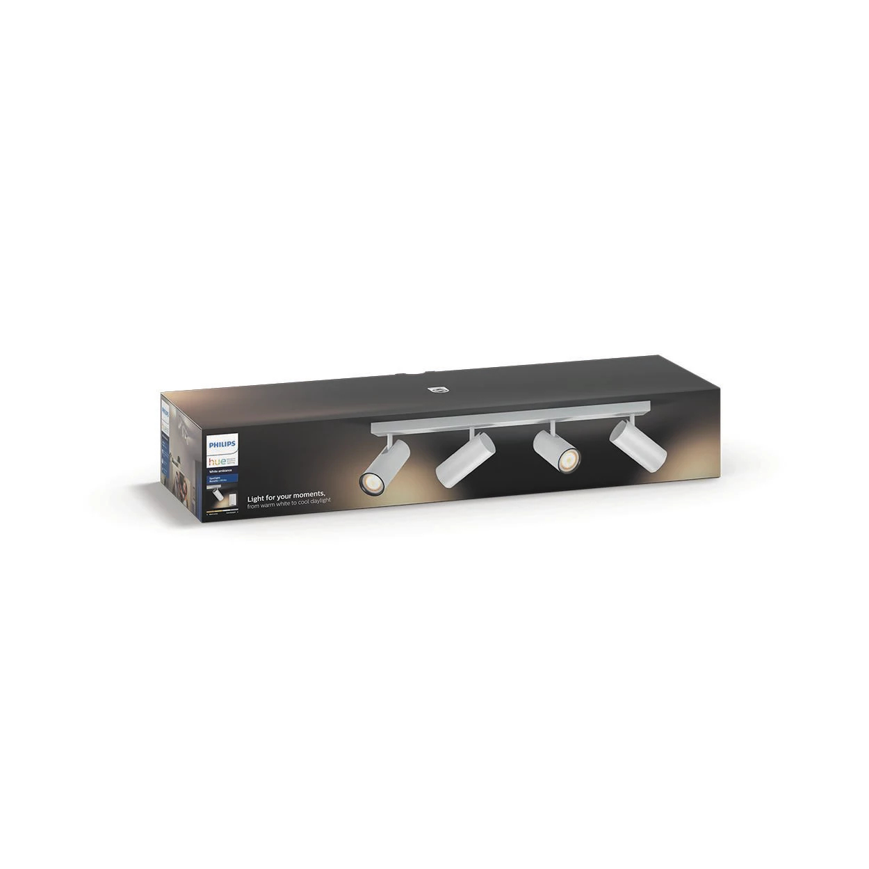Philips by Signify Philips Hue White ambience Buratto quadruple spotlight – image 5